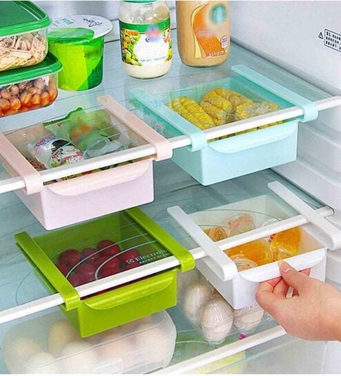 Assorted Fridge Tray Adjustable Organizer