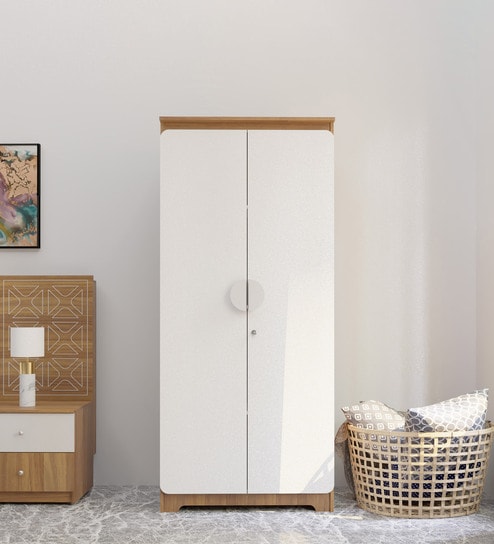 Astona 2 Door Wadrobe In Leon Teak Finish
