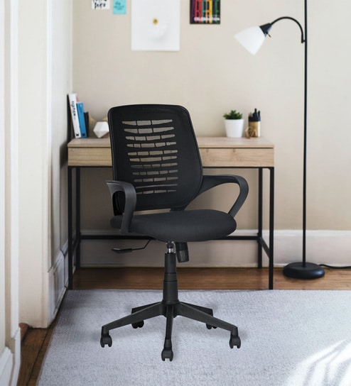 Astor Breathable Mesh Ergonomic Chair in Black Colour