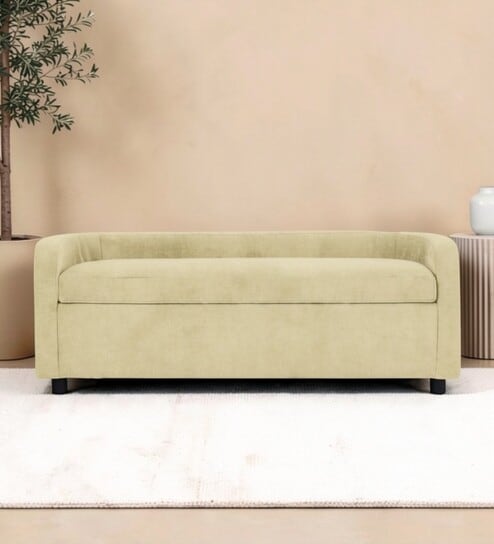 Astoria Storage Bench In Beige Color