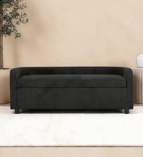 Astoria Storage Bench In Grey Color