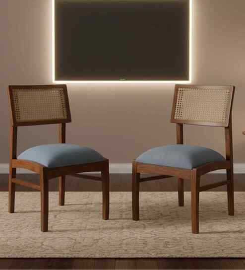 Astoria Teak Wood Dining Chair Teak In Finish