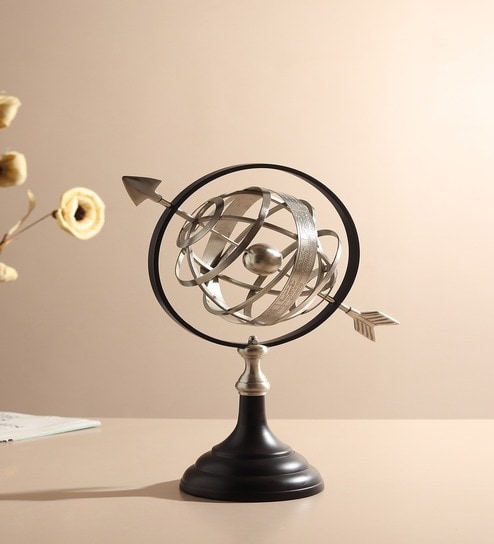 Astral Silver Metal Globe