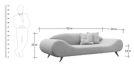 Buy Astonishing 3 Seater Sofa In Shiny Light Grey Colour By Dreamzz Furniture Online Contemporary 3 Seater Sofas Sofas Furniture Pepperfry Product