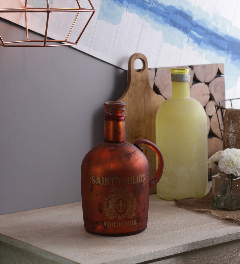 antique brown glass bottles