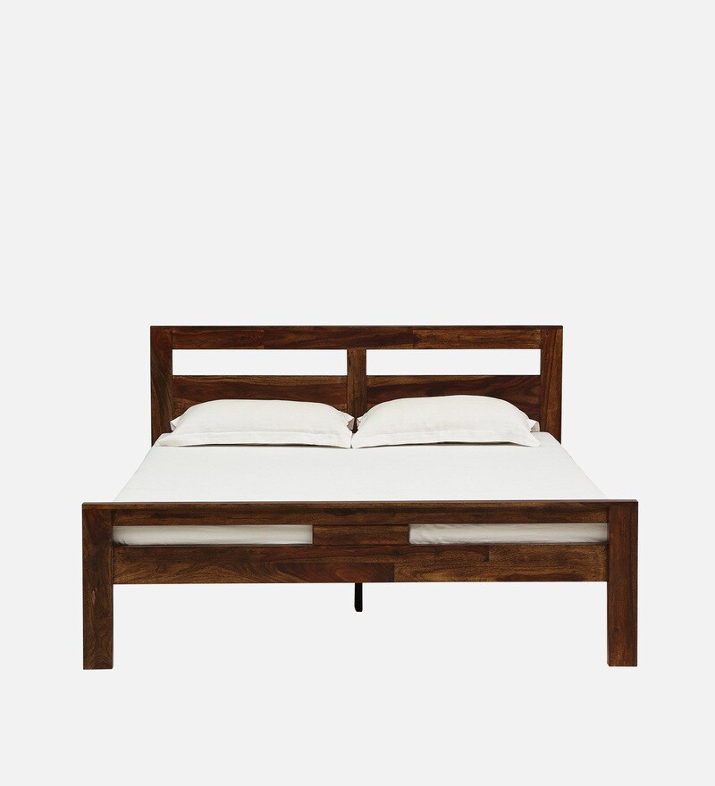 Buy Astoria Sheesham Wood King Size Bed In Provincial Teak Finish Online Modern King Size Beds