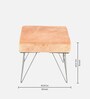 Asansol Stool In Mist Grey Colour Finish