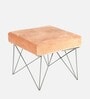 Asansol Stool Set Of 2 In Mist Grey Colour Finish