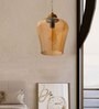 Maurice Asata Orange Glass Hanging Light