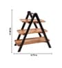 Ascella Multipurpose Serveware Acacia Wood 3-Tier Serving Stand