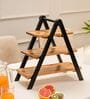 Ascella Multipurpose Serveware Acacia Wood 3-Tier Serving Stand
