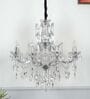 Ascona 8 Arms Metal and Crystal Chandelier