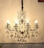Ascona 8 Arms Metal and Crystal Chandelier