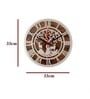 Asenath Engineered Wood White Wall Clock