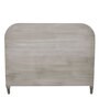 Ash Grey Collection Solid Wood Crib in Grey Colour with Headboard