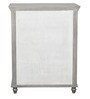 Ash Grey Collection Solid Wood Chest of 3 Drawers in Grey Colour