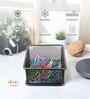 Ash Grey Metal Mesh Paper Clip Holder