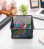 Ash Grey Metal Mesh Paper Clip Holder