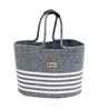 Ash Grey Polypropelyene Braided Monaco Storage Basket
