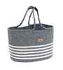 Ash Grey Polypropelyene Braided Monaco Storage Basket