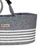 Ash Grey Polypropelyene Braided Monaco Storage Basket