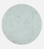 Ashby End Table In Golden Finish with Marble Top