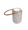 Ashen Grey Metal Hanging Tea Light Holder