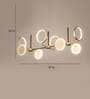 Asher Gold LED Smart Voice Assist Chandelier