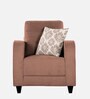 Ashford Fabric 1 Seater Sofa in Brown Colour Ashford Fabric 1 Seater Sofa in Brown Colour