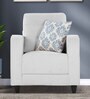 Ashford Fabric 1 Seater Sofa in Light Grey Colour Ashford Fabric 1 Seater Sofa in Light Grey Colour