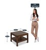 Ashley Coffee Table Paintco Walnut Finish
