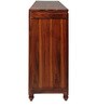Ashley Sheesham Wood Bar Cabinet in Walnut Finish