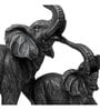 Mom and Baby Elephant Resin Animal Figurine