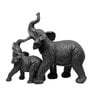 Mom and Baby Elephant Resin Animal Figurine
