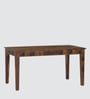 Ashoka 6 Seater Dining Table Set In Brown