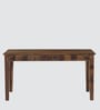 Ashoka 6 Seater Dining Table Set In Brown