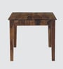 Ashoka Sheesham Wood 6 Seater Dining Table Set With Bench Sheesham In Brown