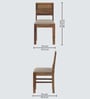 Ashoka Sheesham Wood 6 Seater Dining Table Set With Bench Sheesham In Brown