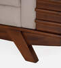 Ashoka 1 Seater Sofa In Brown Finish