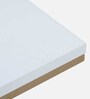 Ashton Metal C Shaped Table in White Finish