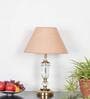 Ashurst Metal & Crystal Table Lamp (Black & Antique Brass)