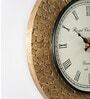 Ashvik Brass MDF Wall Clock