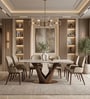 Ashwood 6 Seater Dining Set In Beige Colour