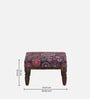 Asita Sheesham Wood Foot Stool In Provincial Teak Finish