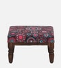Asita Sheesham Wood Foot Stool In Provincial Teak Finish