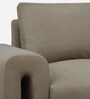 Askim Fabric 1 Seater Sofa In Beige Colour