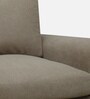 Askim Fabric 1 Seater Sofa In Beige Colour
