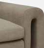 Askim Fabric 1 Seater Sofa In Beige Colour