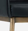 Asko Leatheratte Arm Chair in Black Colour