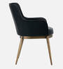 Asko Leatheratte Arm Chair in Black Colour